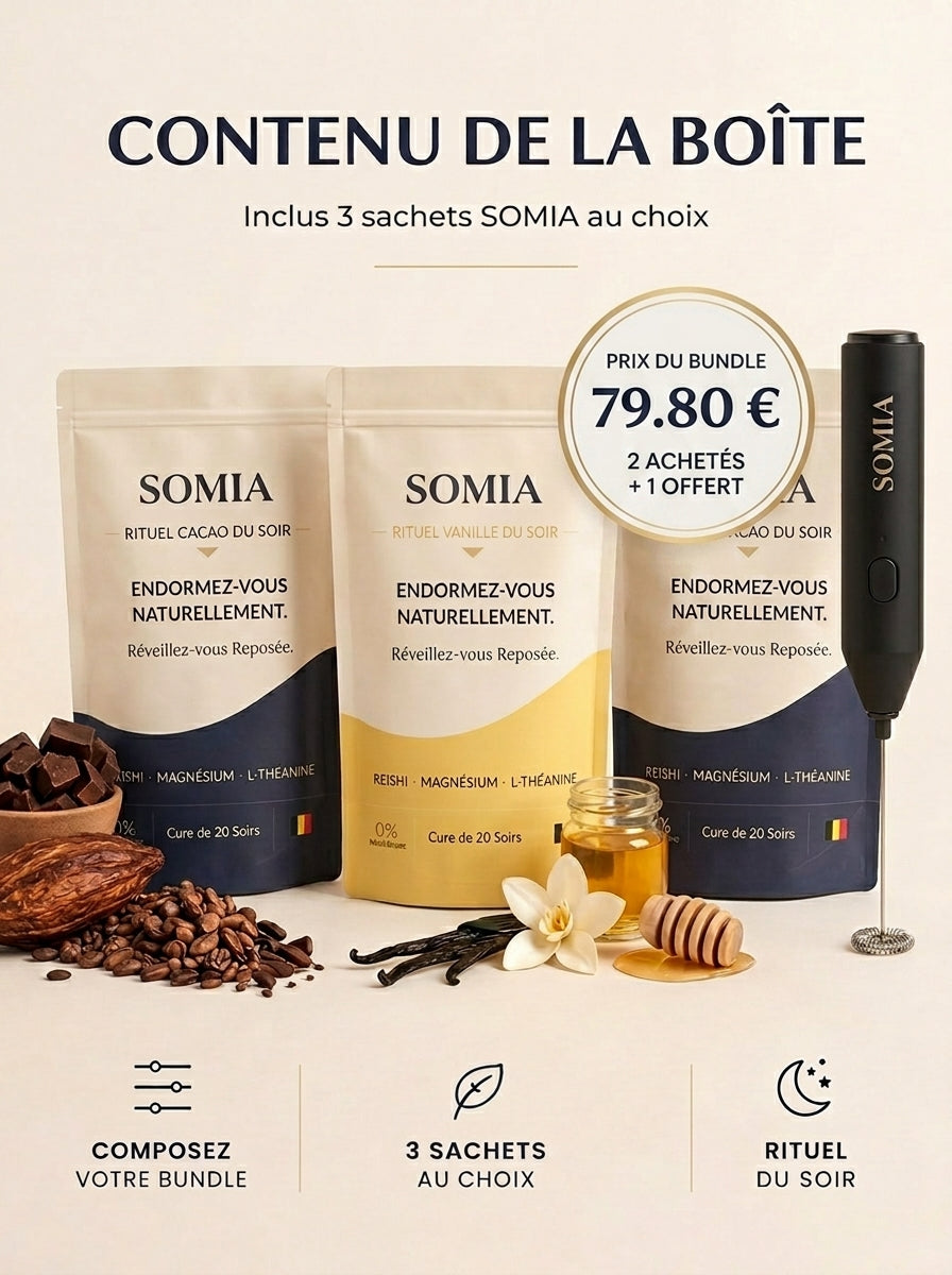 SOMIA - Rituel de récupération nocturne - Cacao Chocolat