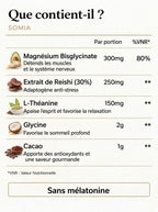 SOMIA - Rituel de récupération nocturne - Cacao Chocolat