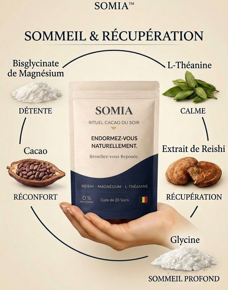 SOMIA - Rituel de récupération nocturne - Cacao Chocolat