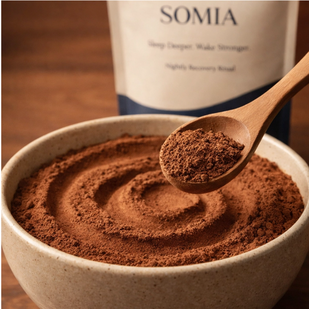 SOMIA - Rituel de récupération nocturne - Cacao Chocolat