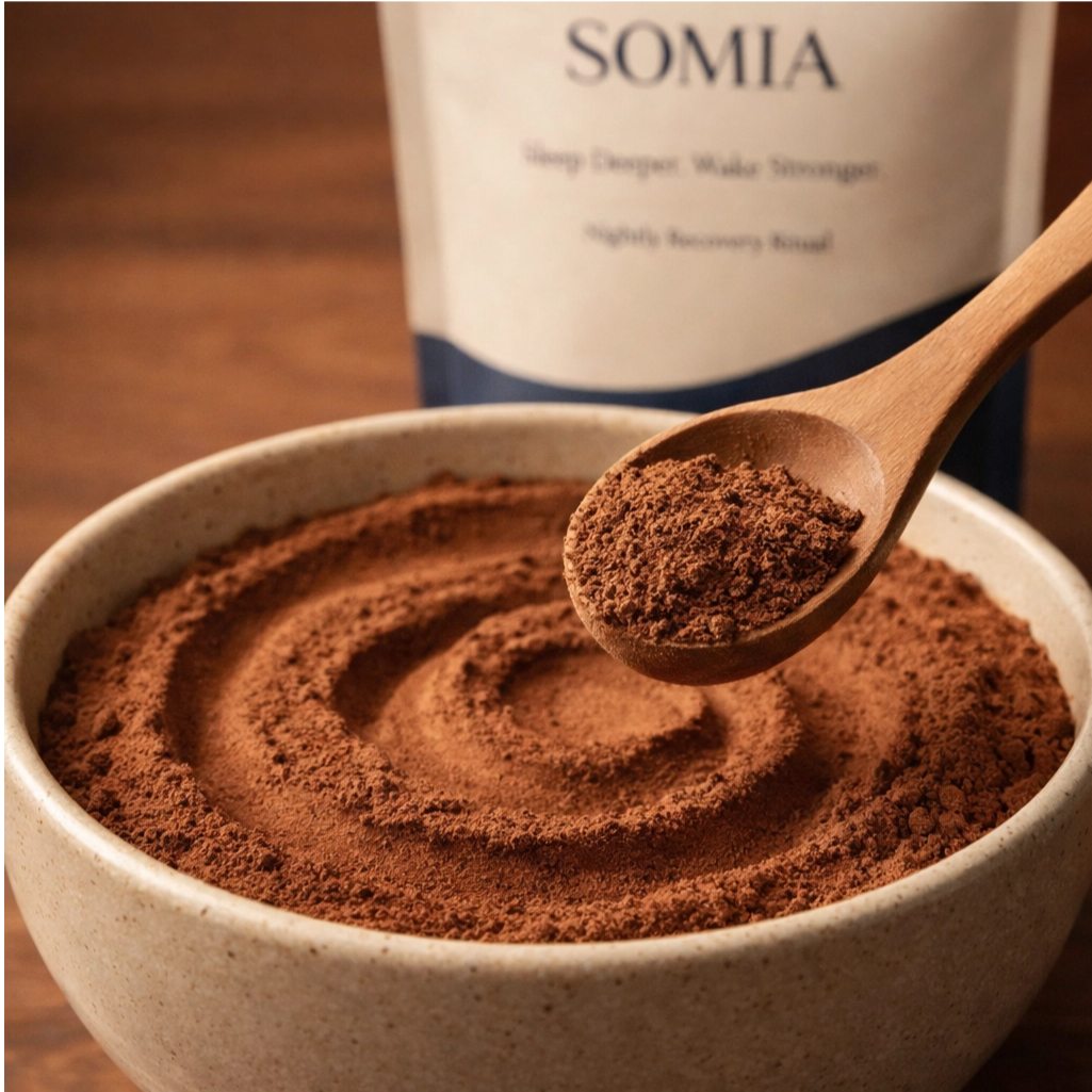 SOMIA - Rituel de récupération nocturne - Cacao Chocolat